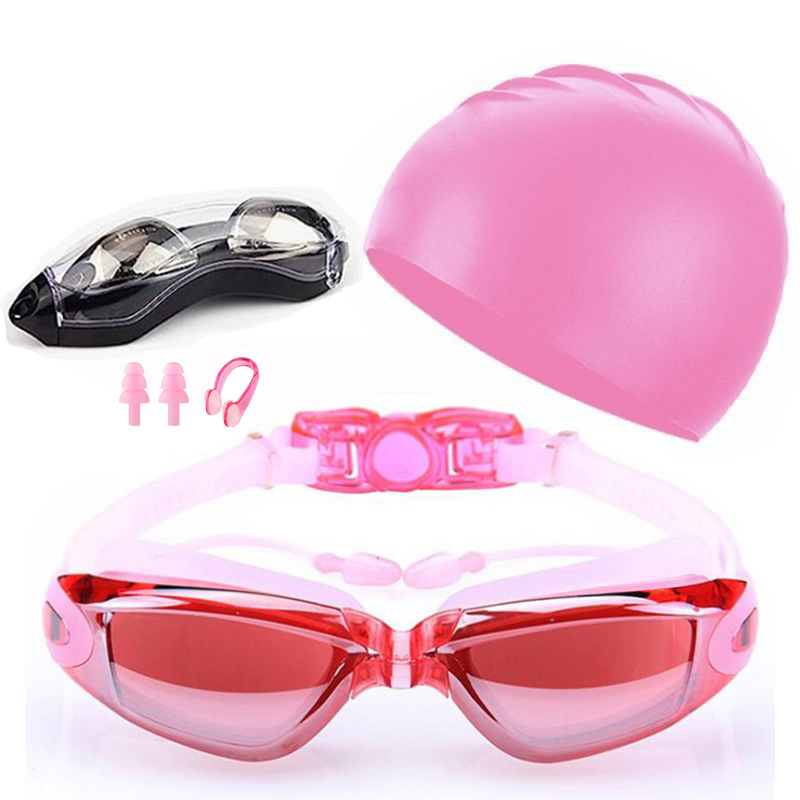 Swim Cap Silicone - Set di Occhialini da Nuoto Estivi