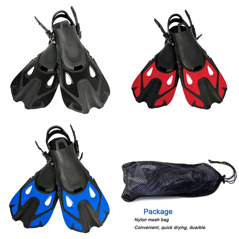Swim Fin Short Blade - Pinne da Nuoto Leggere e Regolabili